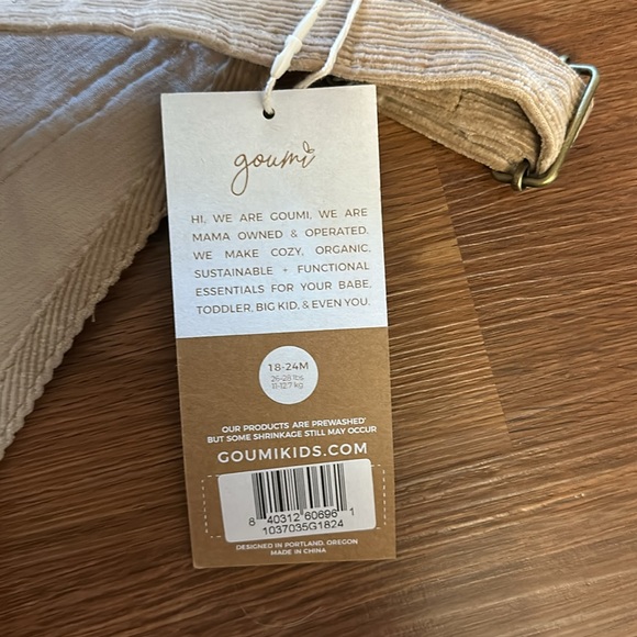 Goumikids Corduroy Overall Romper - Picture 6 of 6